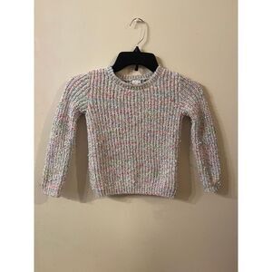 Lucky‎ Penny Shimmering Multicolor Knit Sweater Size 6